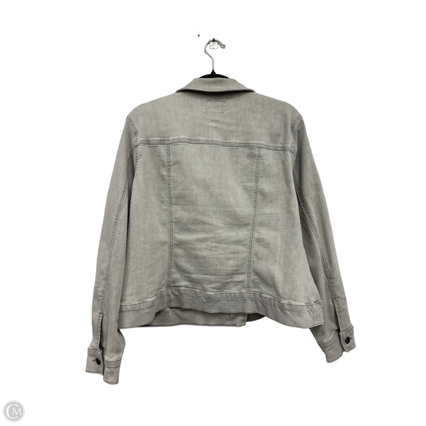 Jacket Denim By Market & Spruce In Grey Denim, Size: 2x