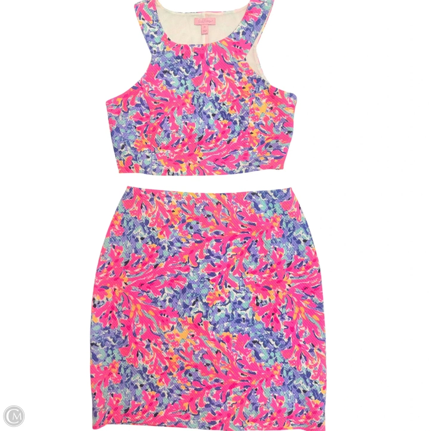 Lounge Set Designer By Lilly Pulitzer In Blue & Pink, Size: M