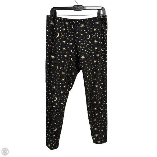 Pants Leggings By No Boundaries In Black & Gold, Size: Xl