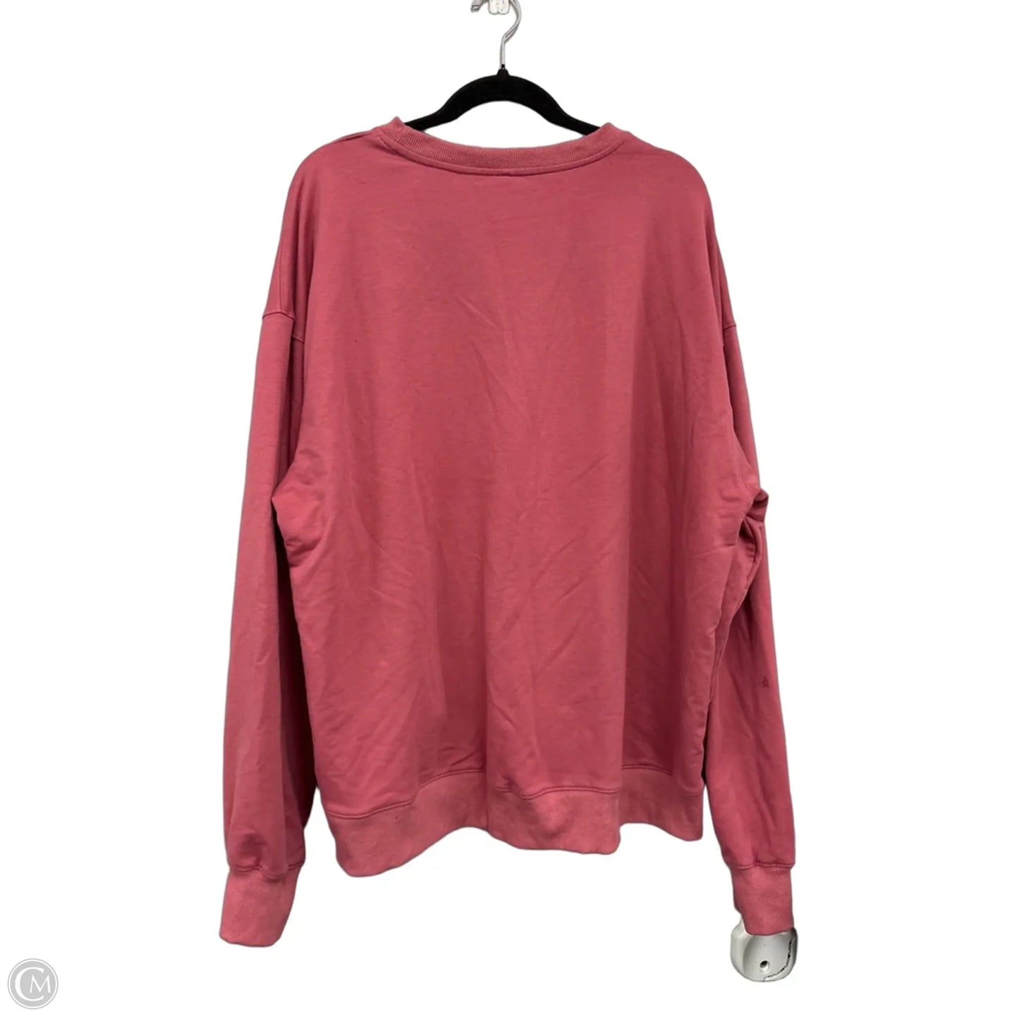 Sweatshirt Crewneck By Clothes Mentor In Pink, Size: 2x