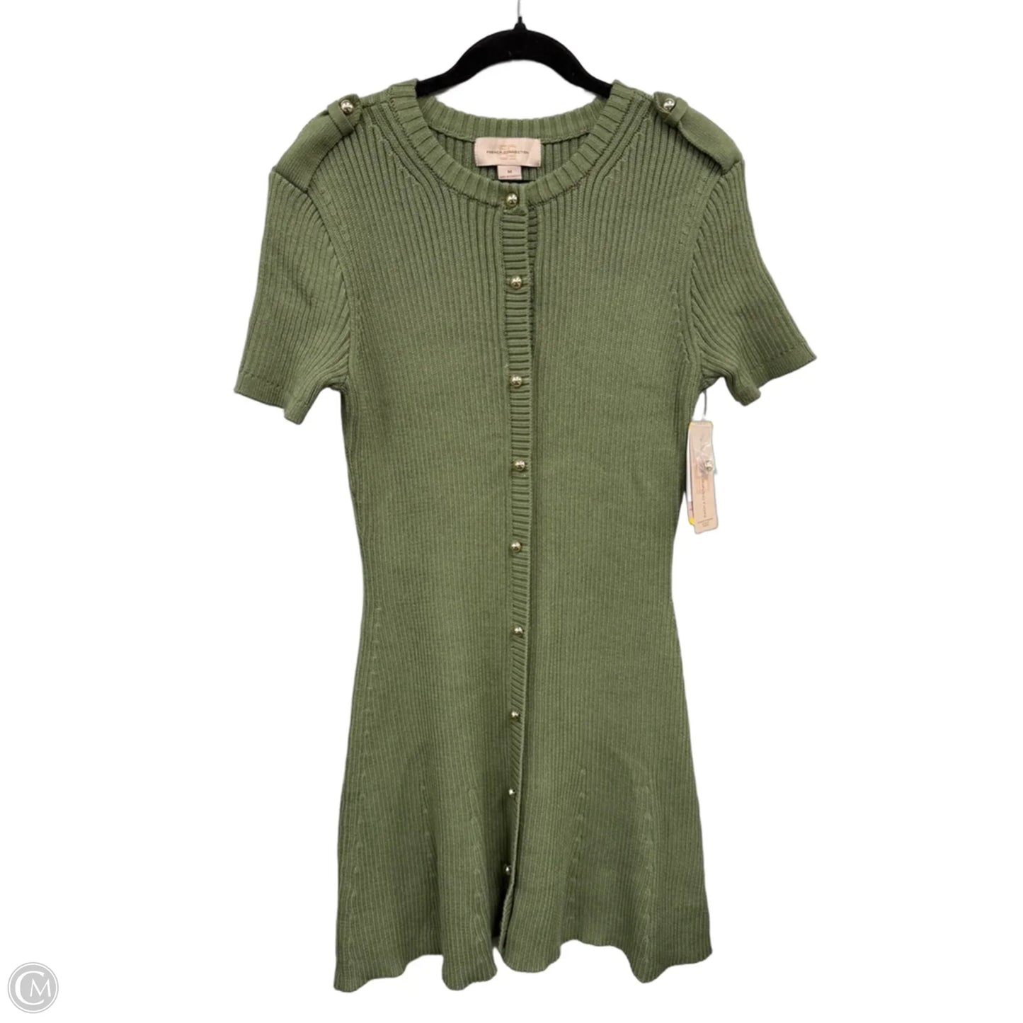 Dress Sweater By French Connection In Green, Size: M