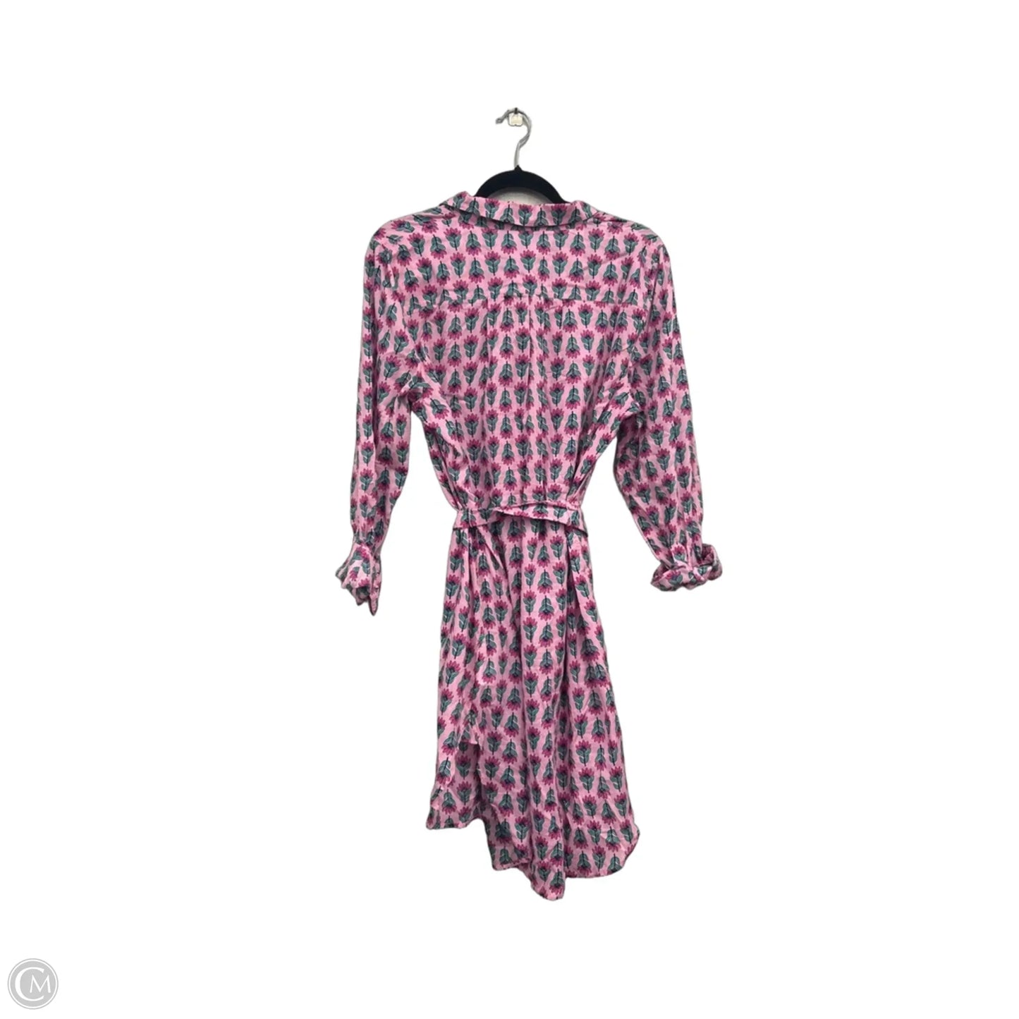 Dress Casual Short By J. Crew In Green & Pink, Size: L