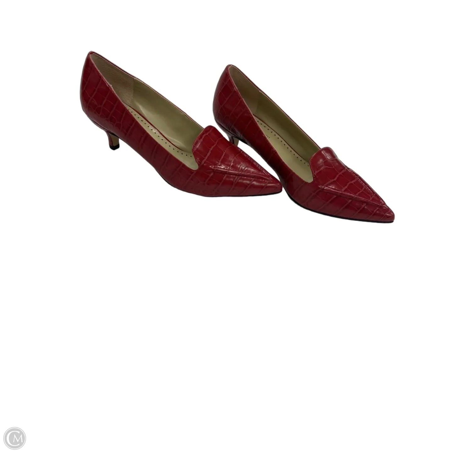 Shoes Heels Kitten By Adrienne Vittadini In Red, Size: 7.5
