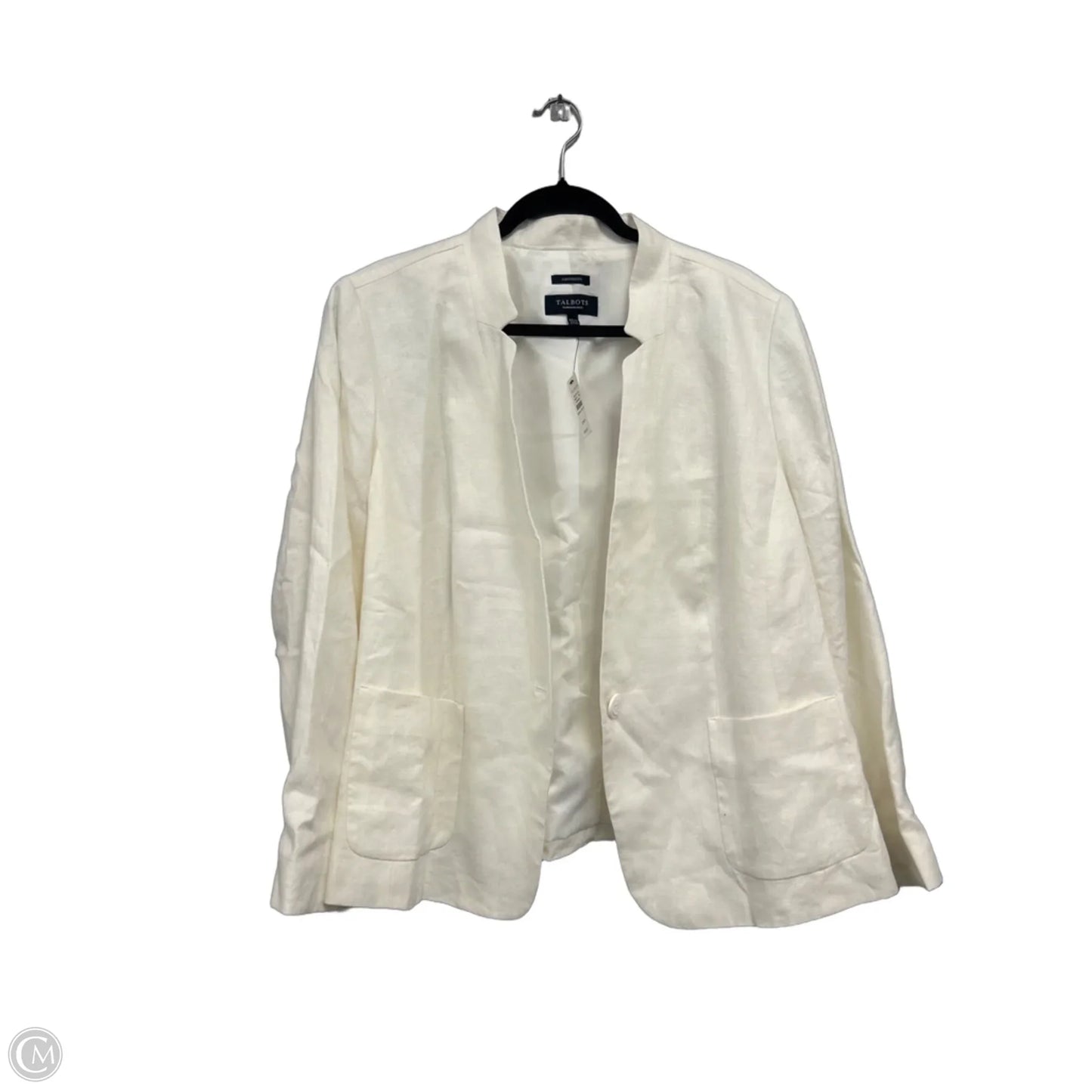 Blazer By Talbots In Ivory, Size: 22