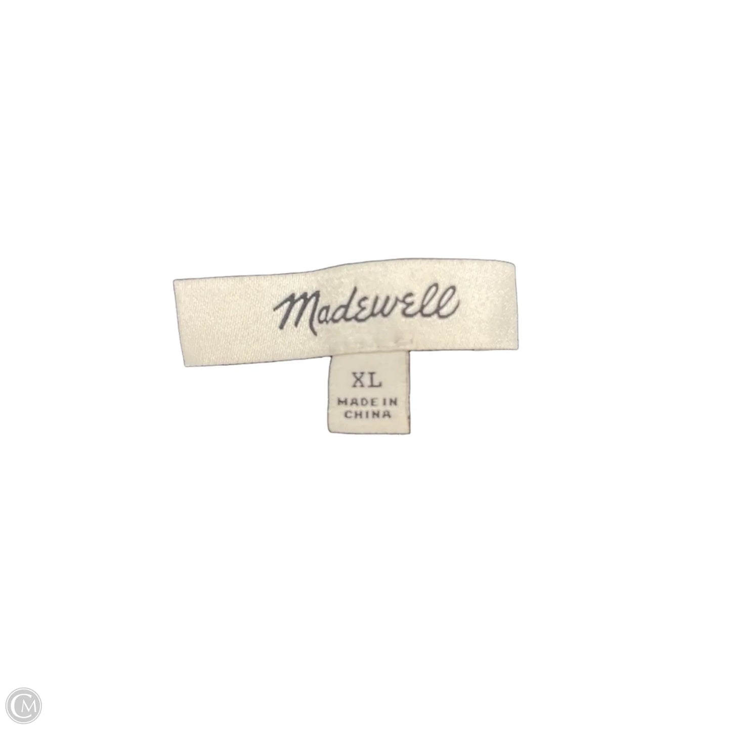 Sweater Short Sleeve By Madewell In Black, Size: Xl