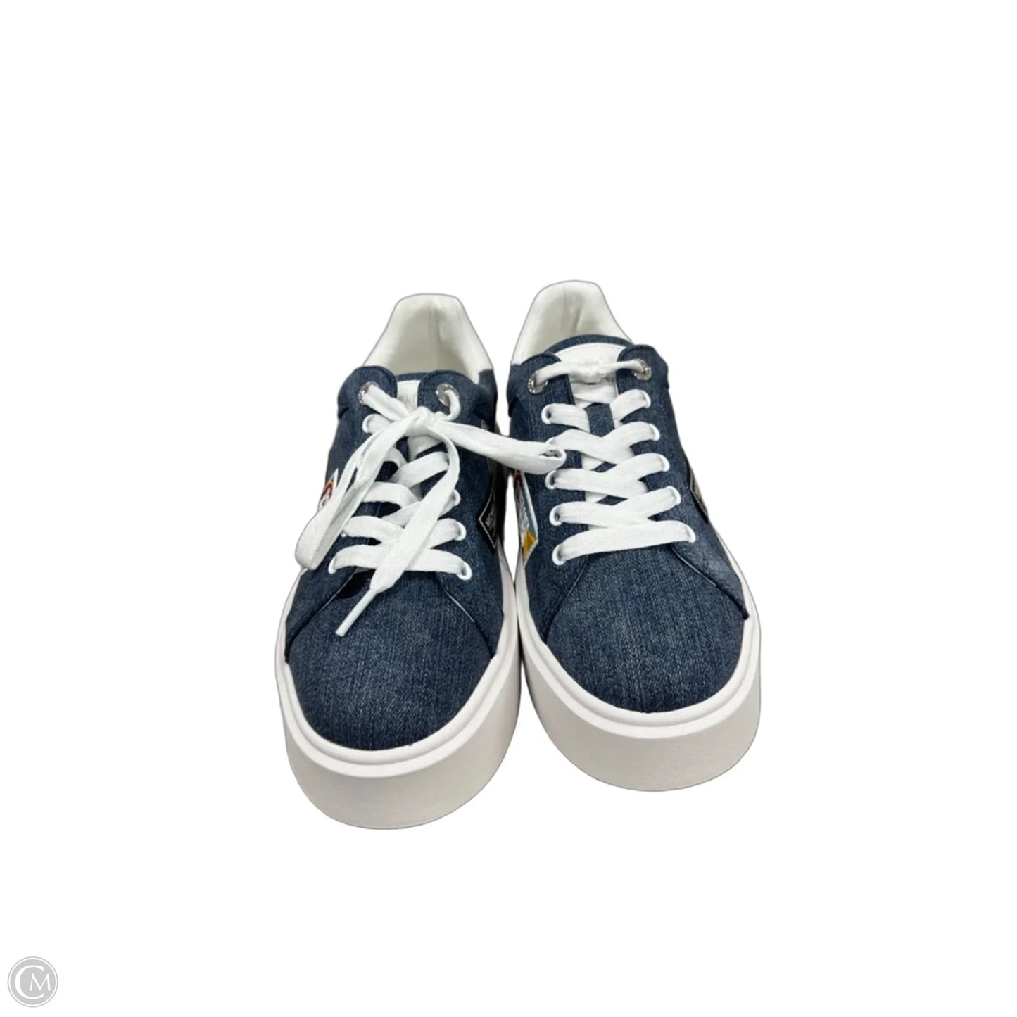 Shoes Designer By Michael Kors In Blue & White, Size: 8