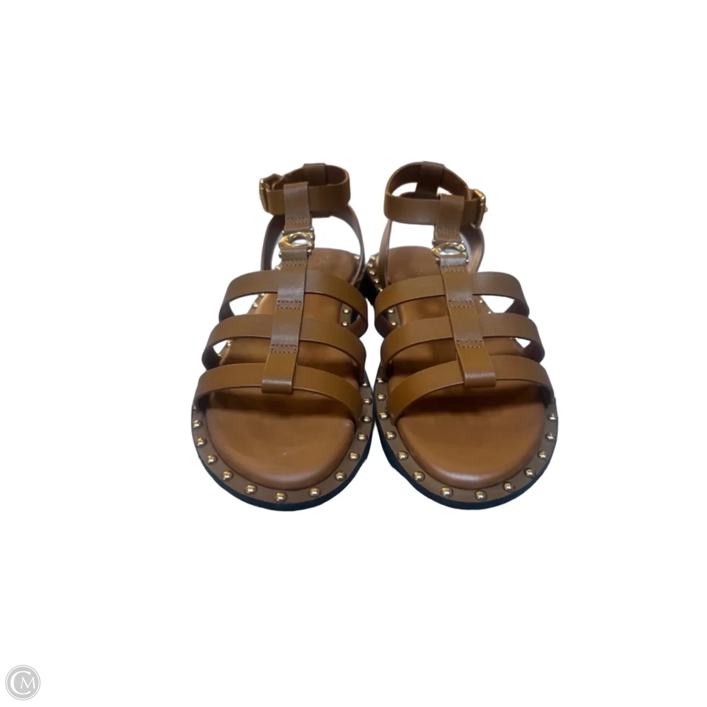 Sandals Designer By Coach In Brown, Size: 10