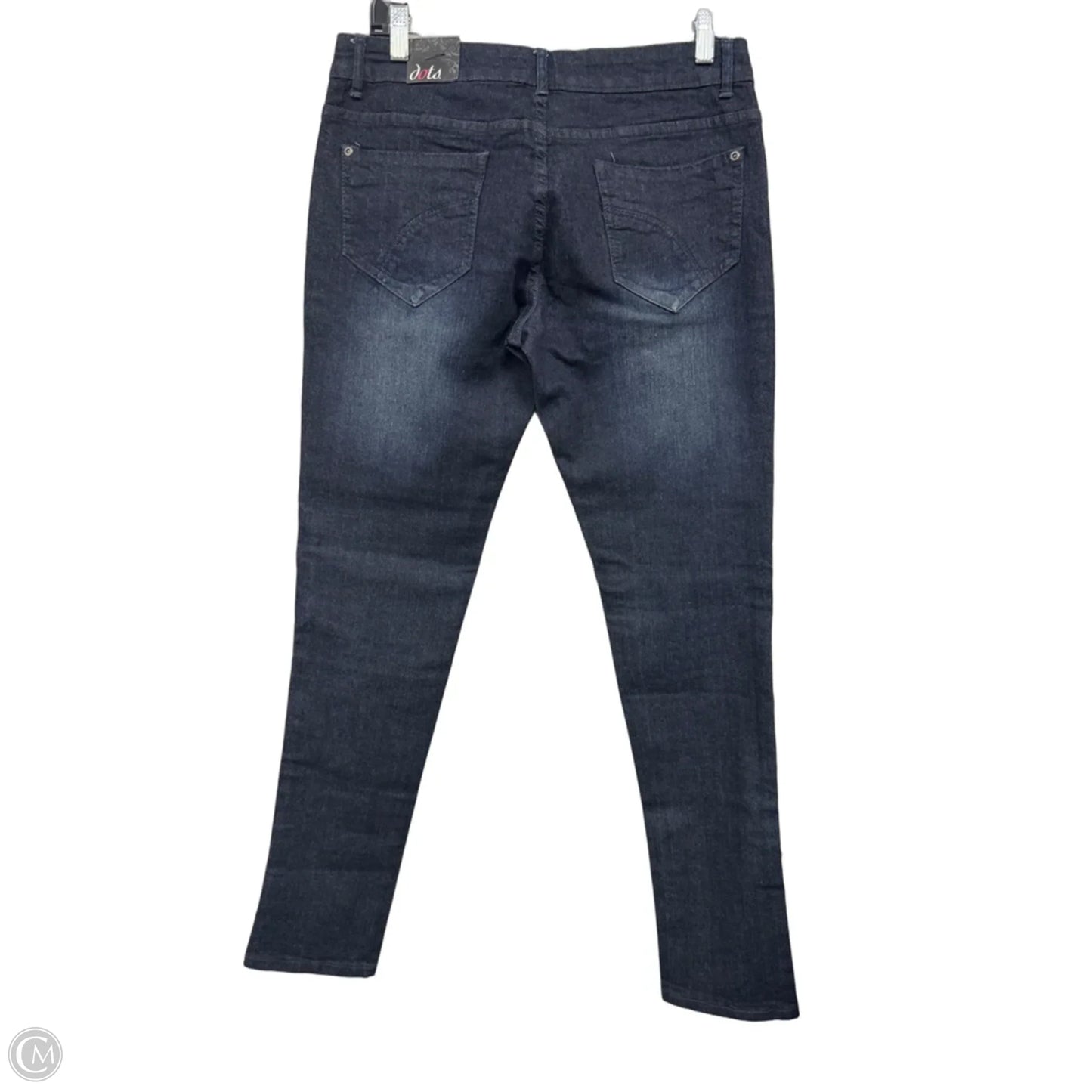 Jeans Skinny By Dots In Blue Denim, Size: 12
