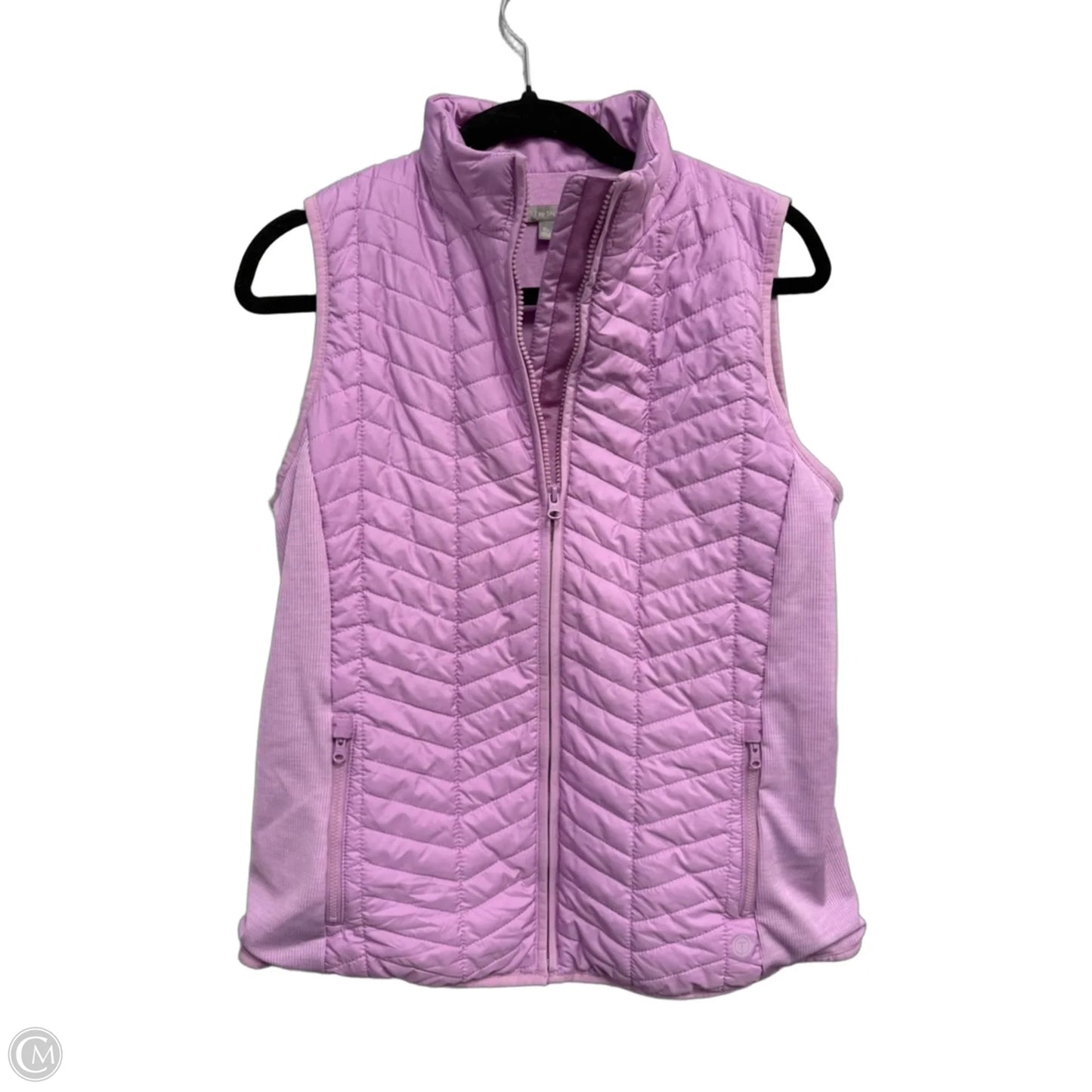 Vest Puffer & Quilted By Talbots In Pink, Size: Mp