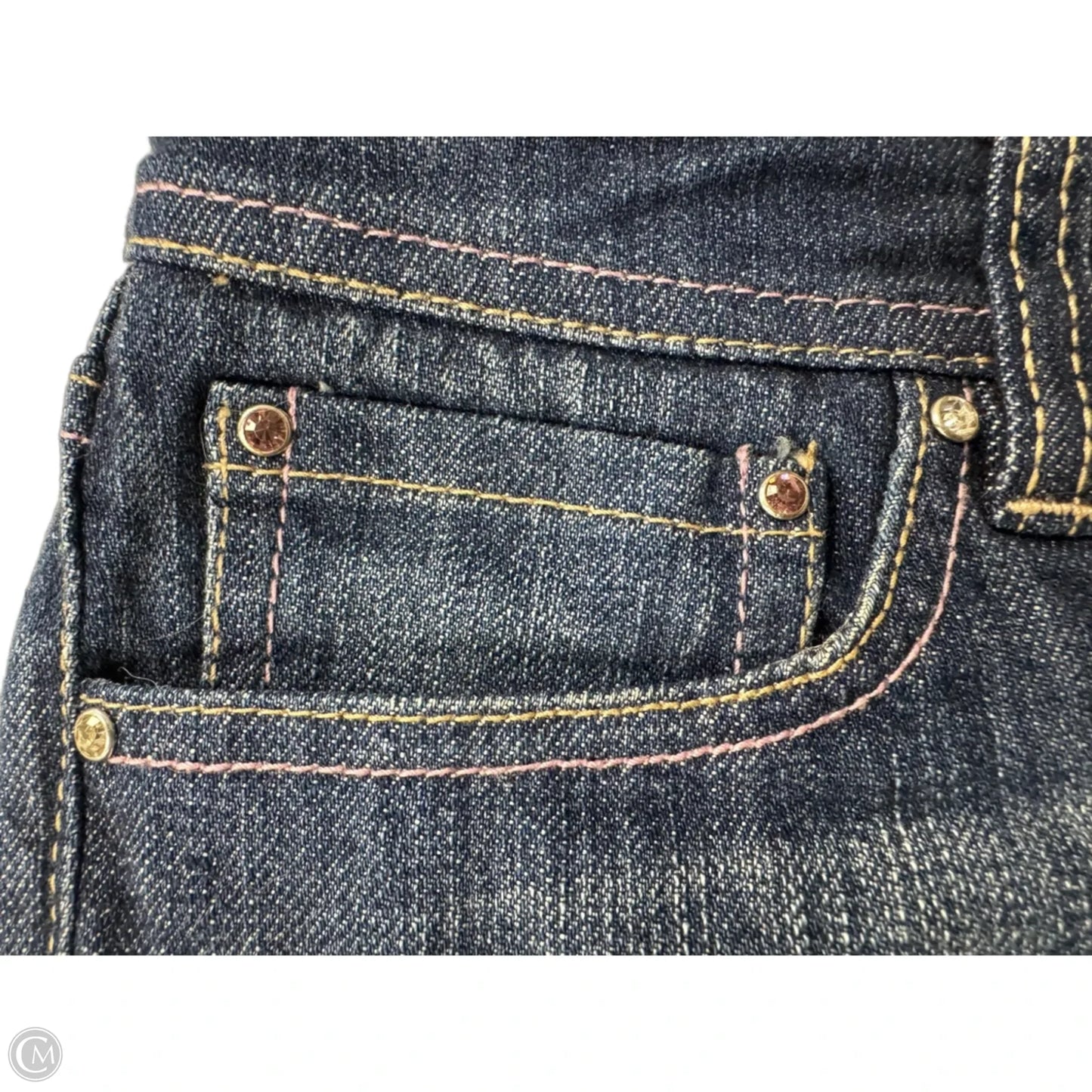 Jeans Straight By White House Black Market In Blue Denim, Size: 6