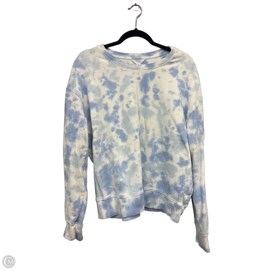 Sweatshirt Crewneck By Time And Tru In Blue & White, Size: Xl