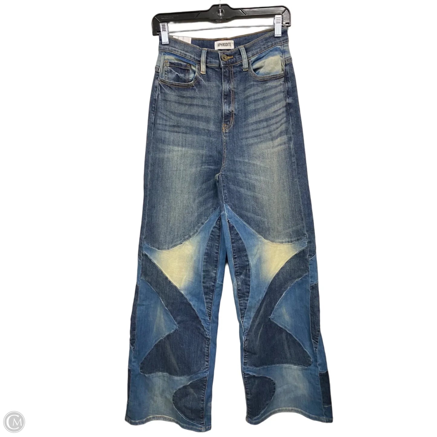 Jeans Wide Leg By Clothes Mentor In Blue Denim, Size: M
