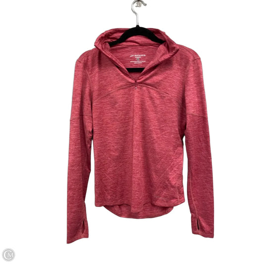 Athletic Top Long Sleeve Collar By Brooks In Red, Size: S