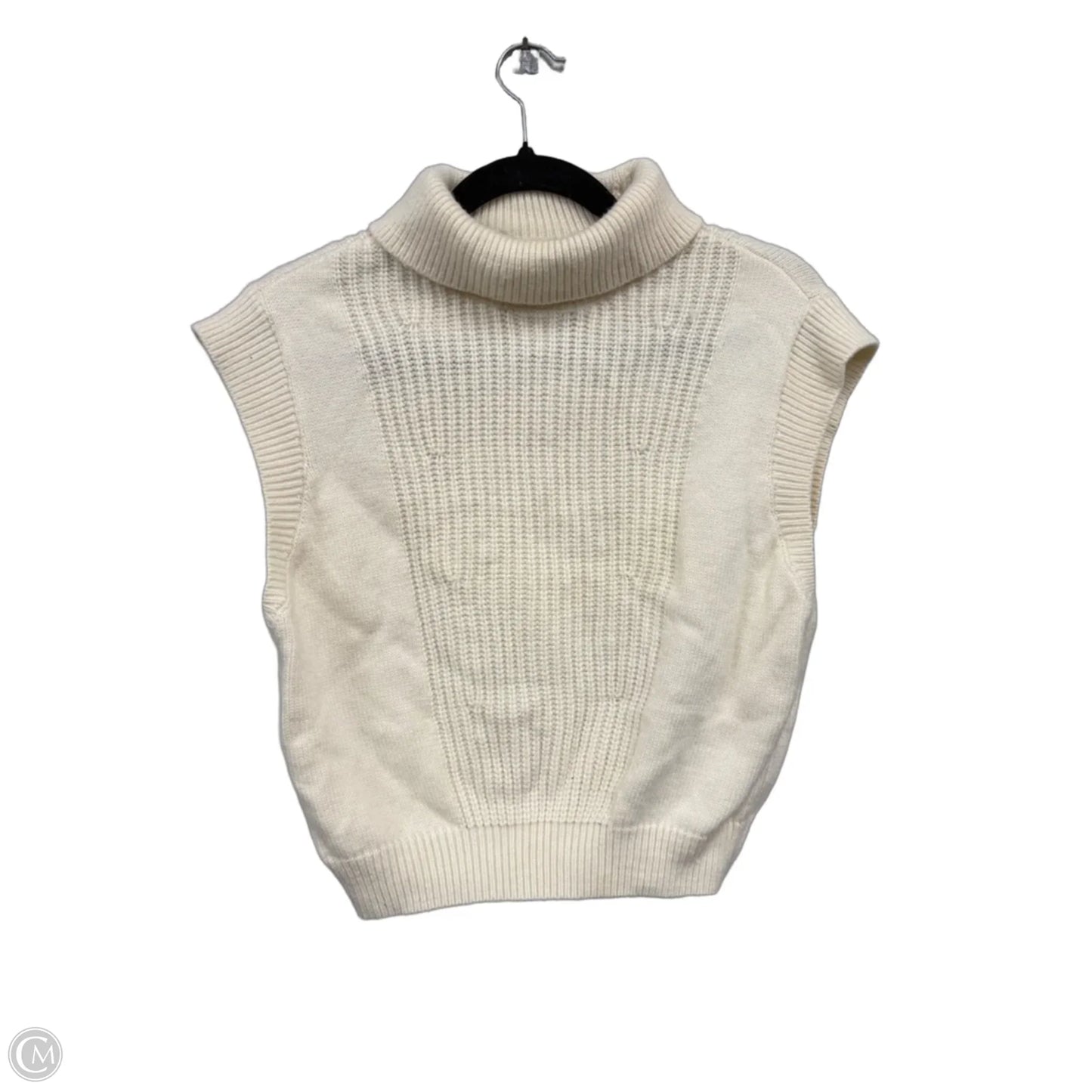 Sweater Short Sleeve By Bcbgmaxazria In Cream, Size: Xs