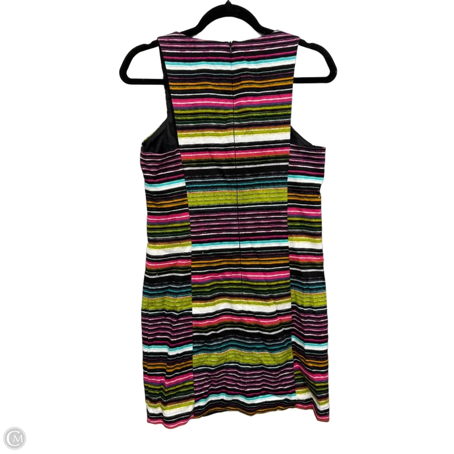 Dress Casual Short By Trina Turk In Black & Pink, Size: 4