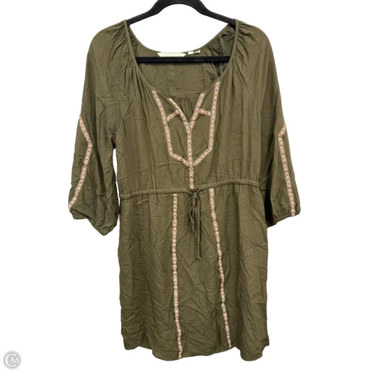 Dress Casual Short By Edme And Esyllte In Green & Pink, Size: Xs