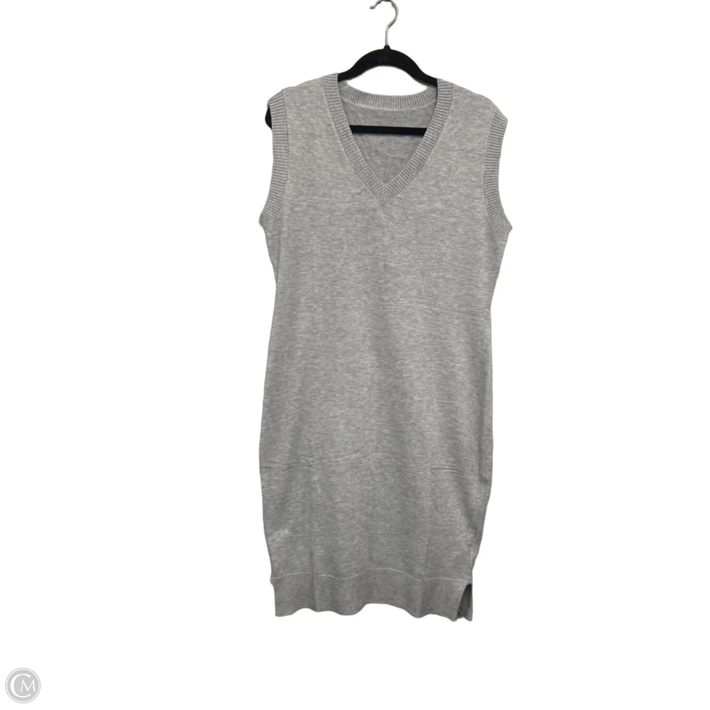 Dress Sweater By Clothes Mentor In Grey, Size: M