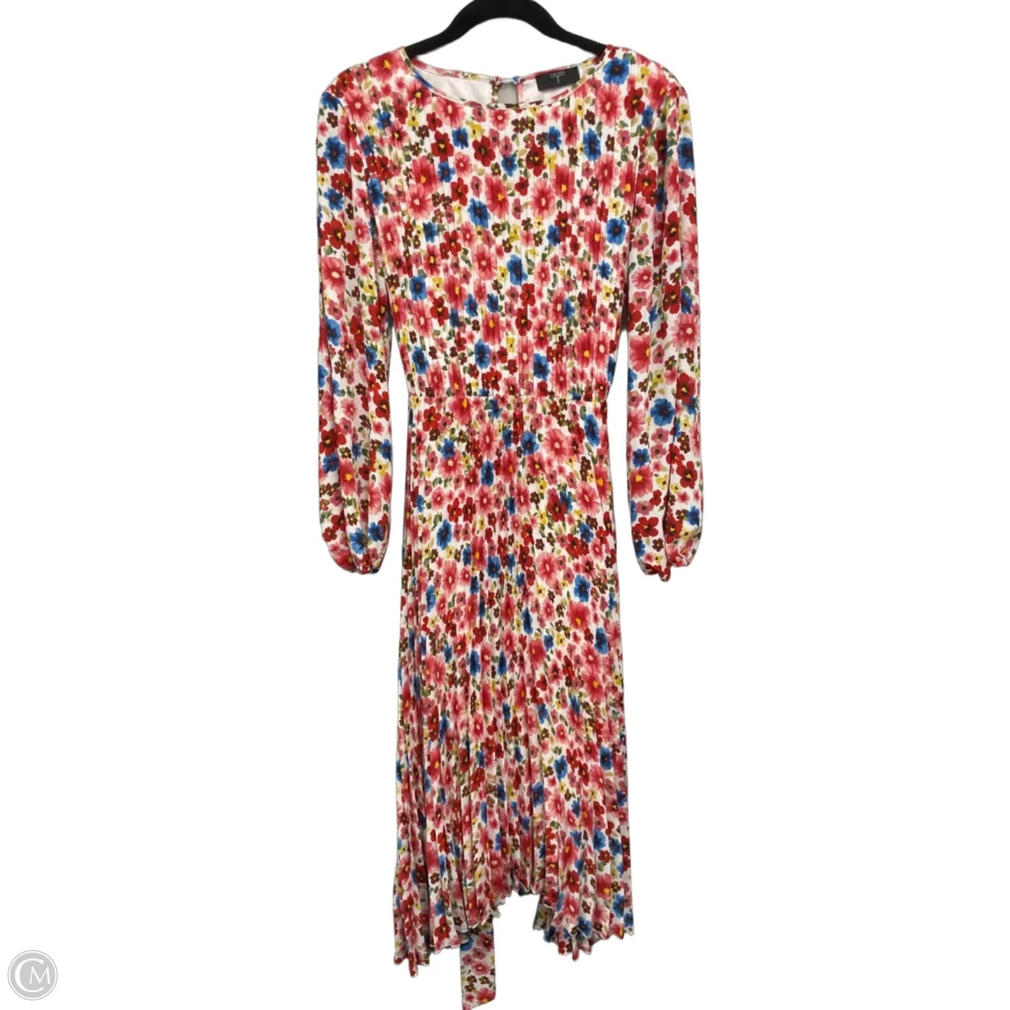 Dress Casual Maxi By T Tahari In Red & Yellow, Size: M