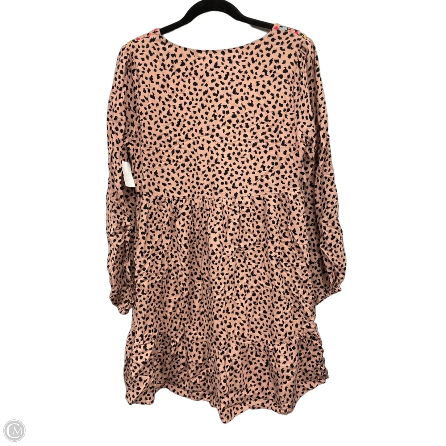Dress Casual Short By Savanna Jane In Tan & Yellow, Size: S