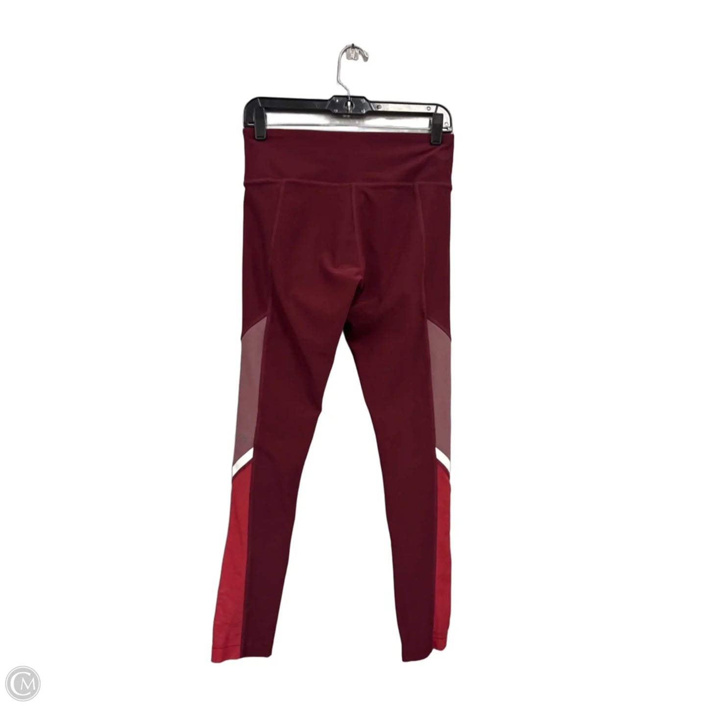 Athletic Leggings By Mpg In Maroon, Size: S