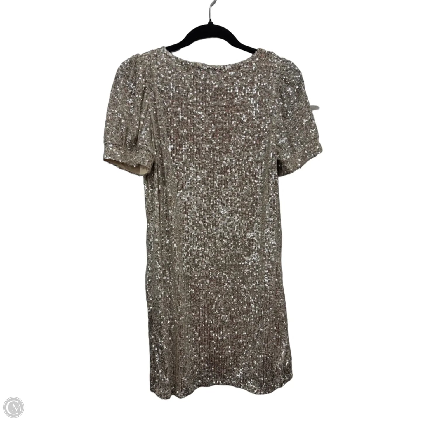 Dress Party Short By Cable And Gauge In Cream & Silver, Size: S