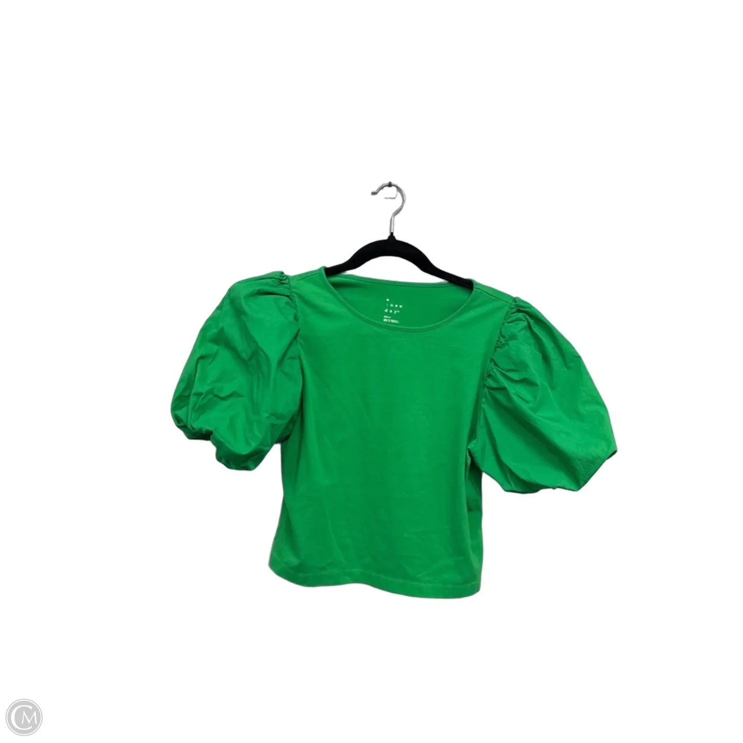 Top Short Sleeve By A New Day In Green, Size: S