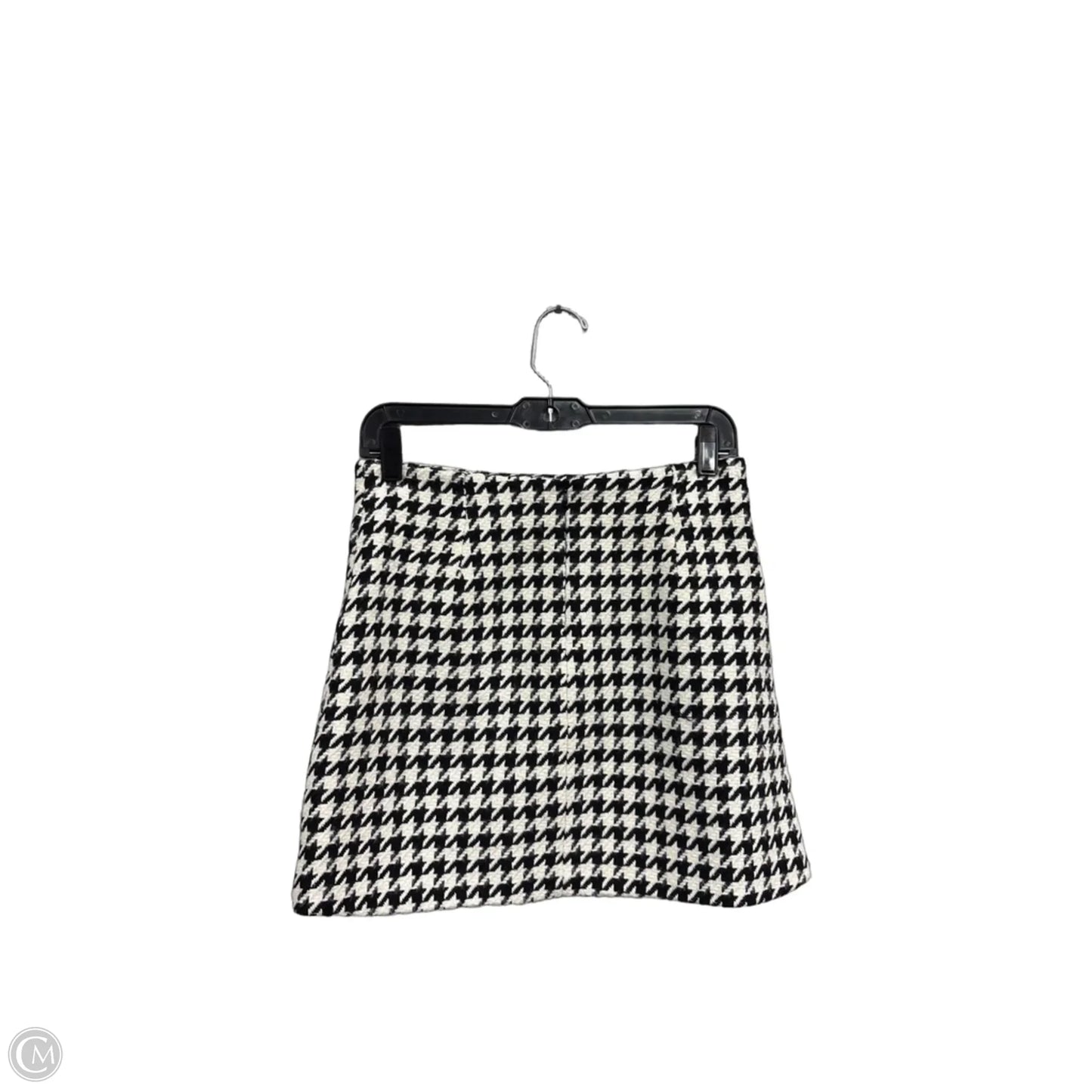 Skirt Mini & Short By Blue Blush In Black & White, Size: S