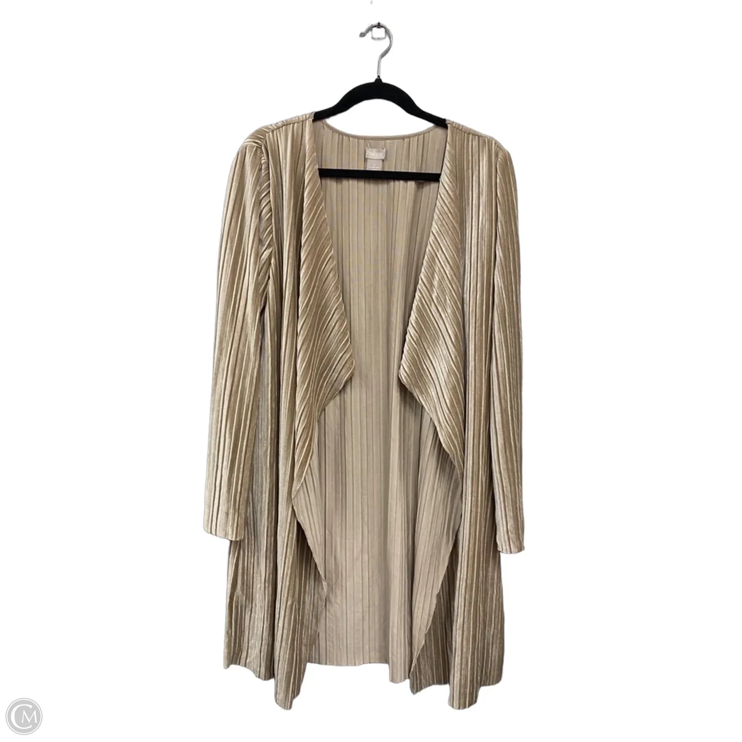 Cardigan By Chicos In Tan, Size: L