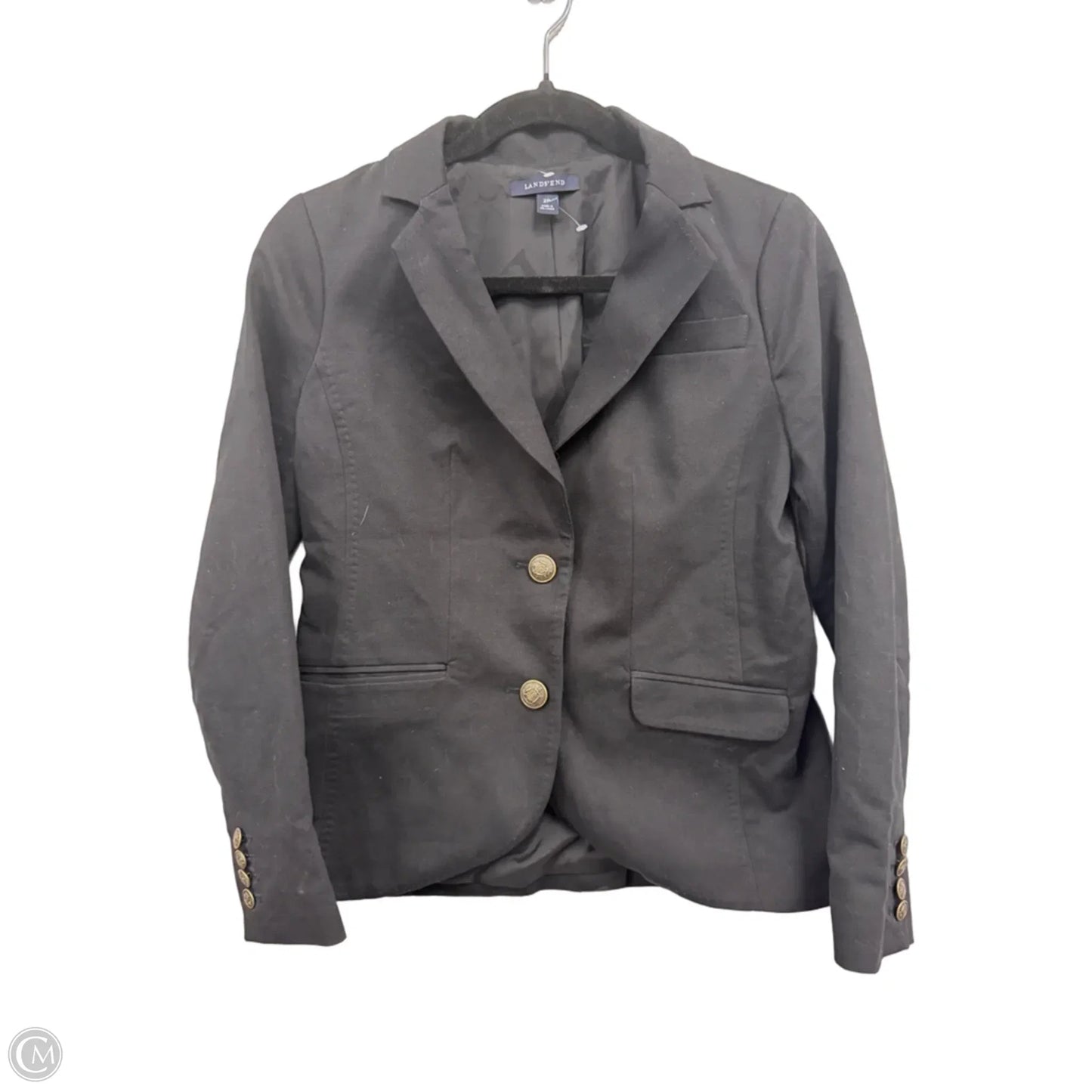 Blazer By Lands End In Black, Size: 2p