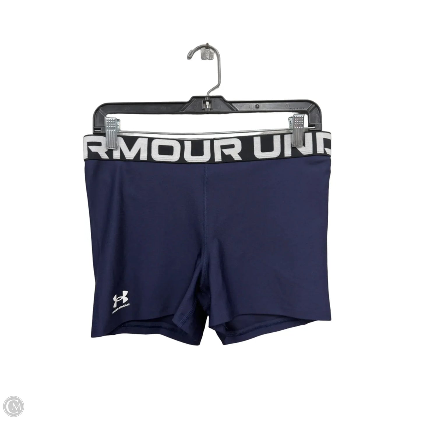Athletic Shorts By Under Armour In Navy, Size: L