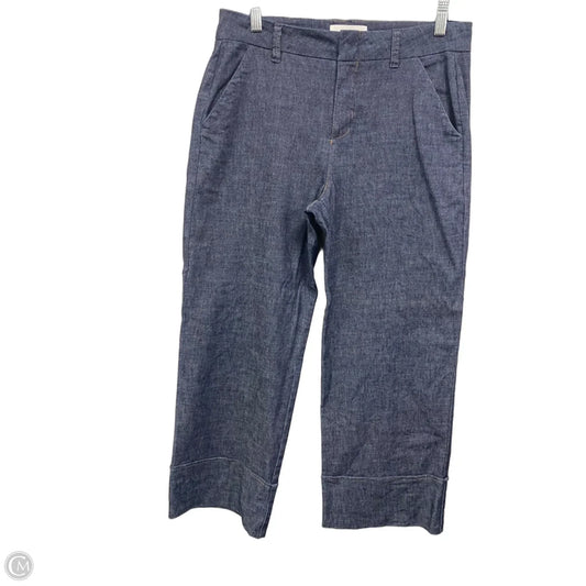 Jeans Wide Leg By Level 99 In Blue Denim, Size: 8