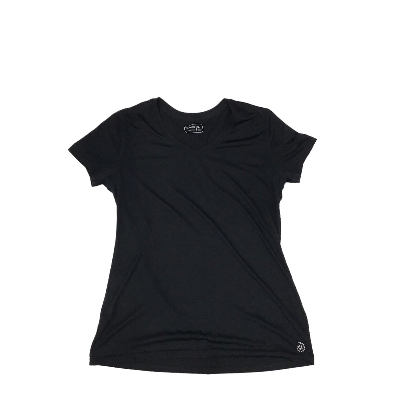 Black Athletic Top Short Sleeve Be Inspired, Size M