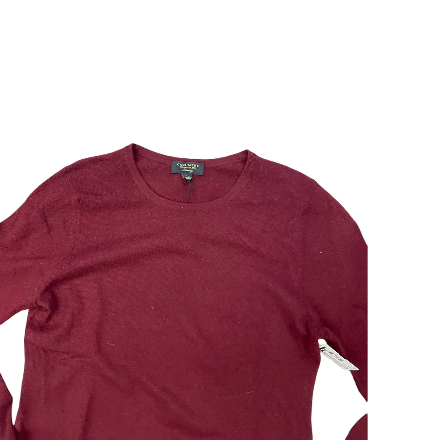 Sweater Cashmere By Charter Club In Maroon, Size: L