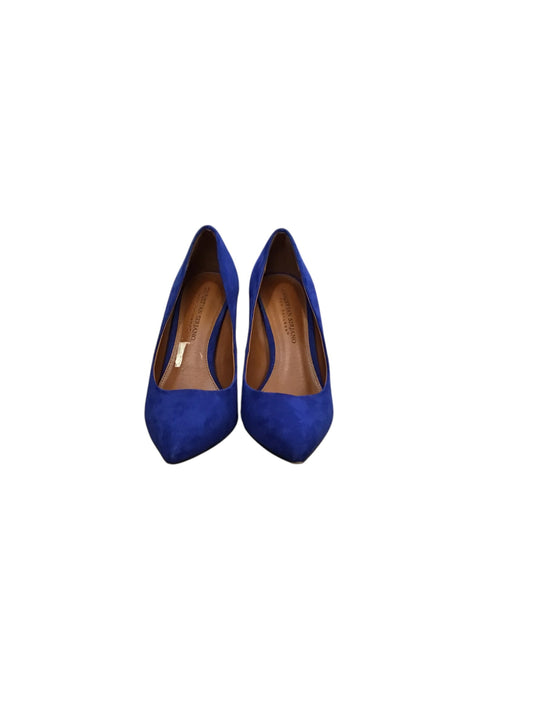 Shoes Heels Stiletto By Christian Siriano In Blue, Size: 7.5