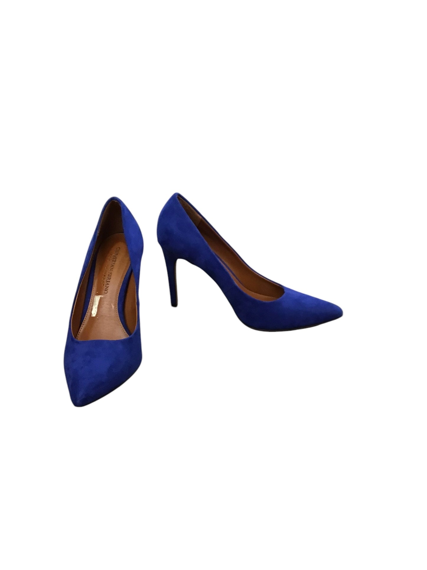 Shoes Heels Stiletto By Christian Siriano In Blue, Size: 7.5