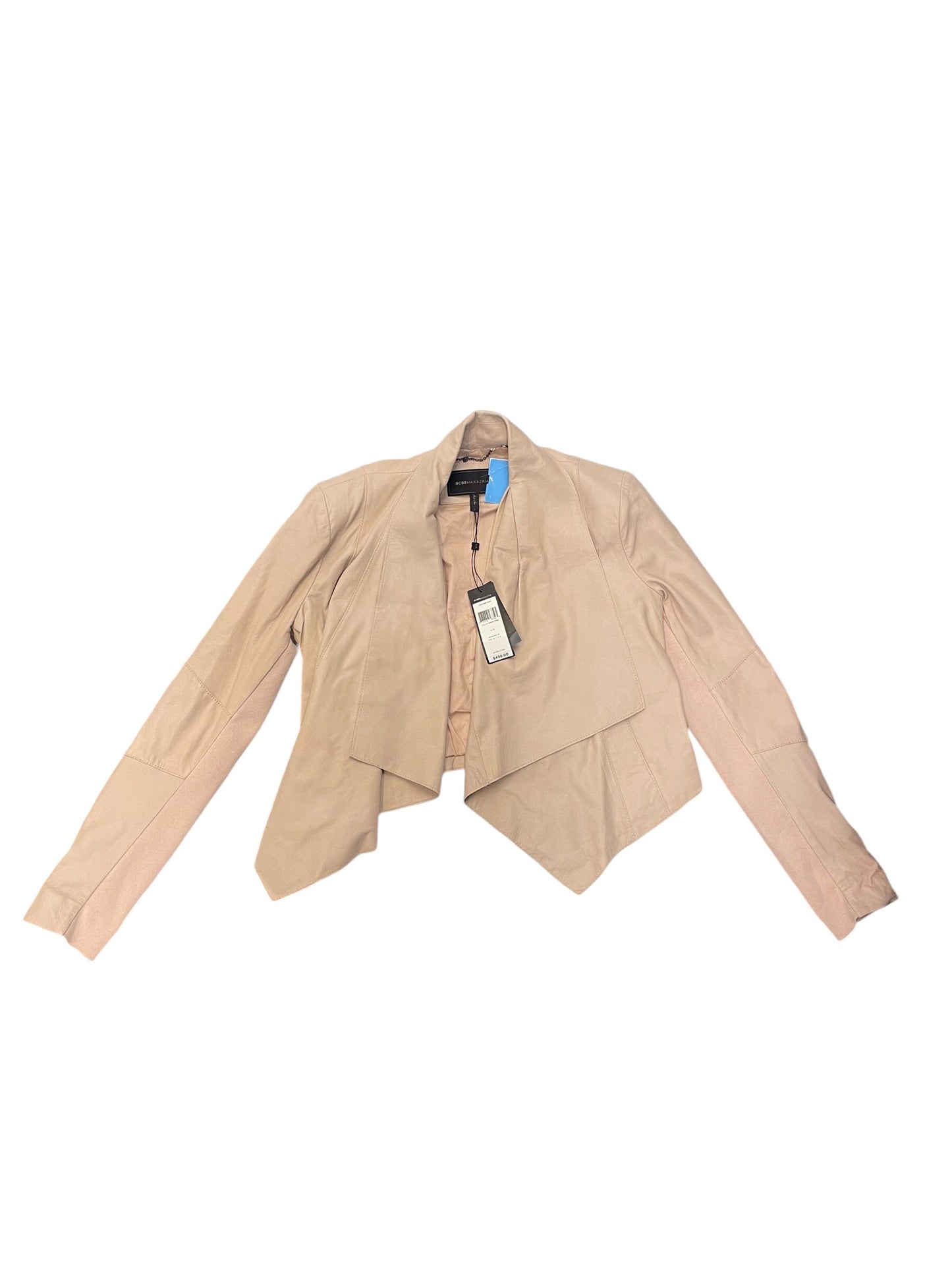 Jacket Leather By Bcbgmaxazria In Mauve, Size: L