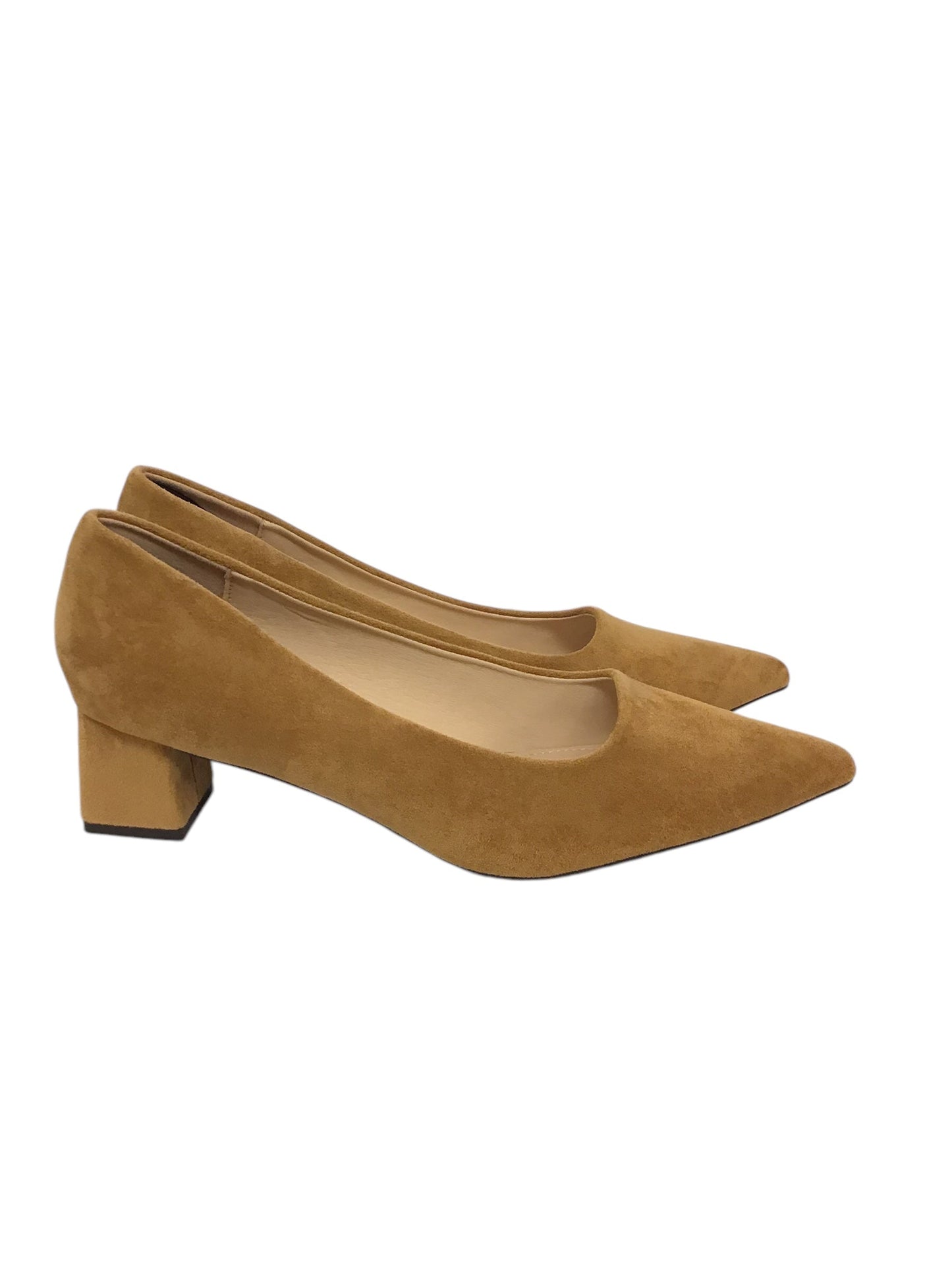 Shoes Heels Block By Clothes Mentor In Tan, Size: 11