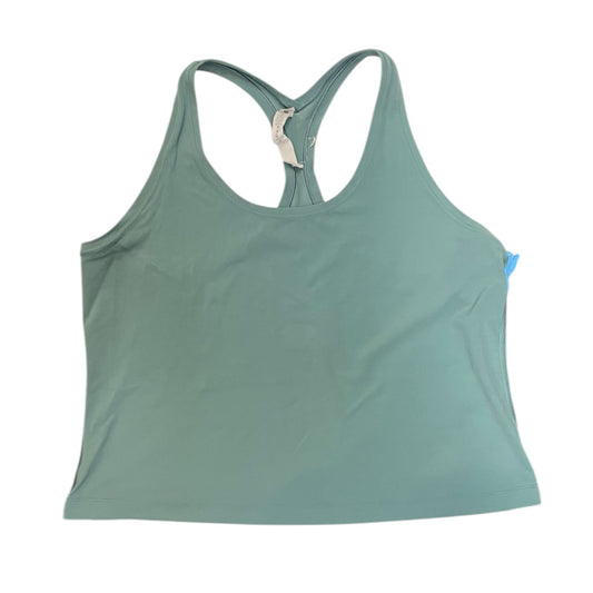 Athletic Tank Top By Lululemon In Green, Size: 20