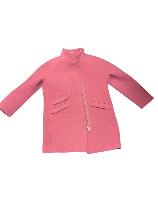 Coat Wool By J. Crew In Pink, Size: 12p