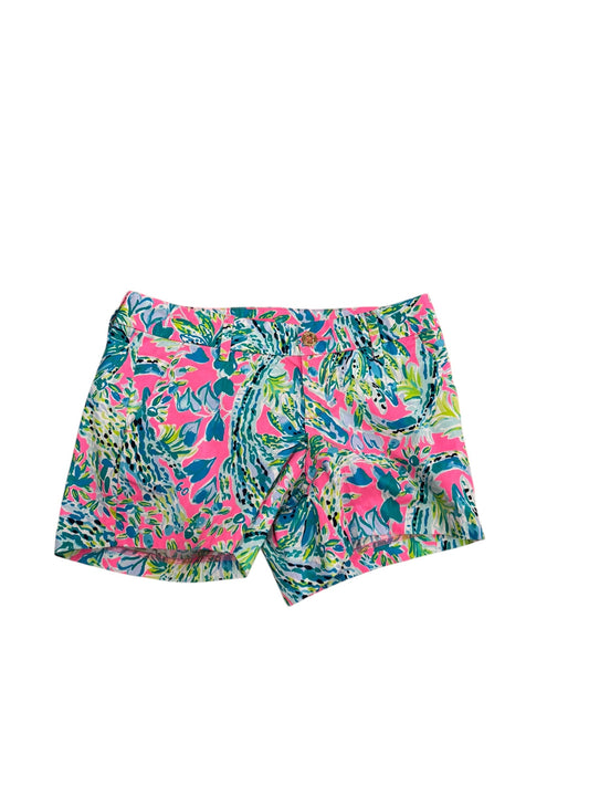 Shorts Designer By Lilly Pulitzer In Green & Pink, Size: 2