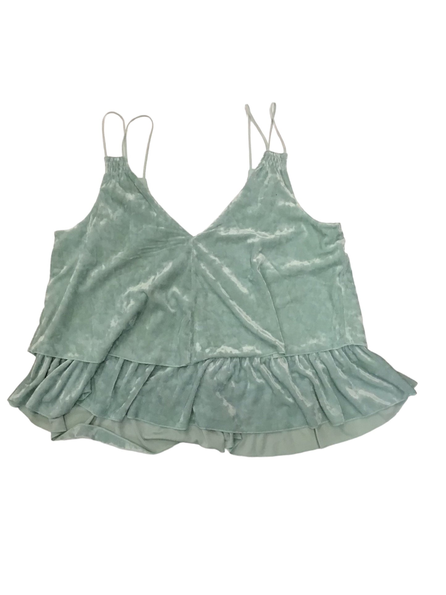 Top Sleeveless By Aerie In Green, Size: M