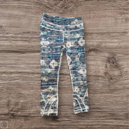 Athletic Leggings Capris By Lululemon In Blue & Purple, Size: 2