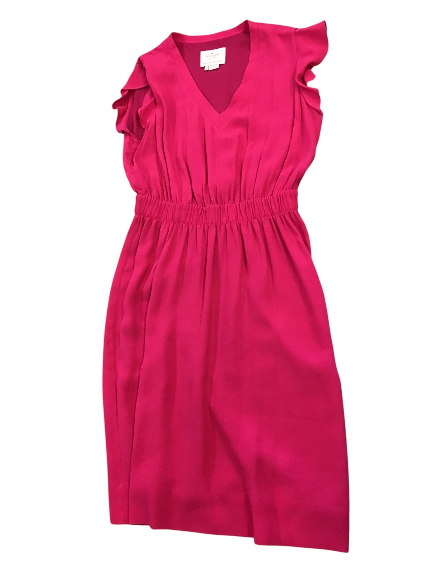 Dress Casual Midi By Kate Spade In Pink, Size: S