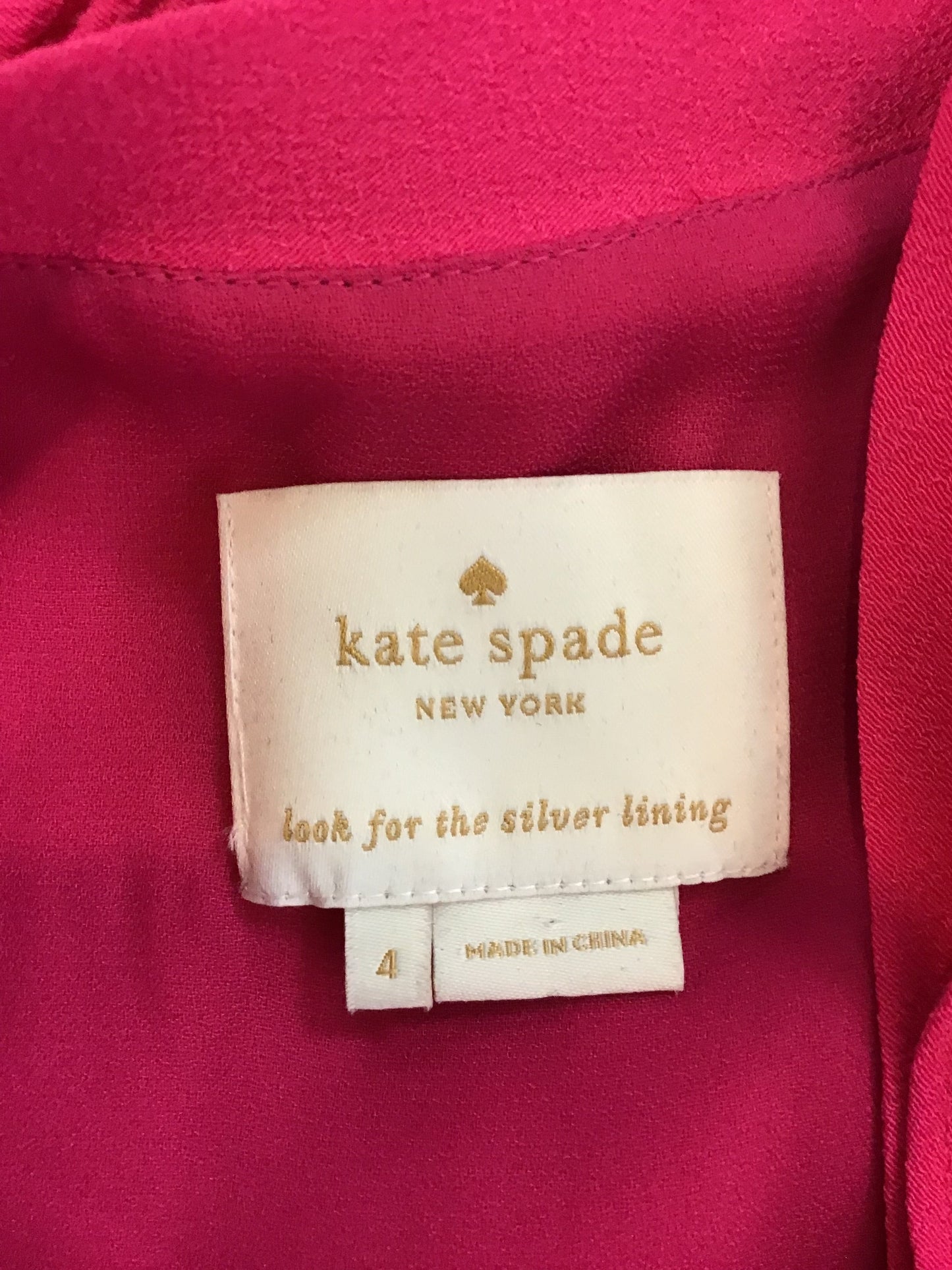 Dress Casual Midi By Kate Spade In Pink, Size: S