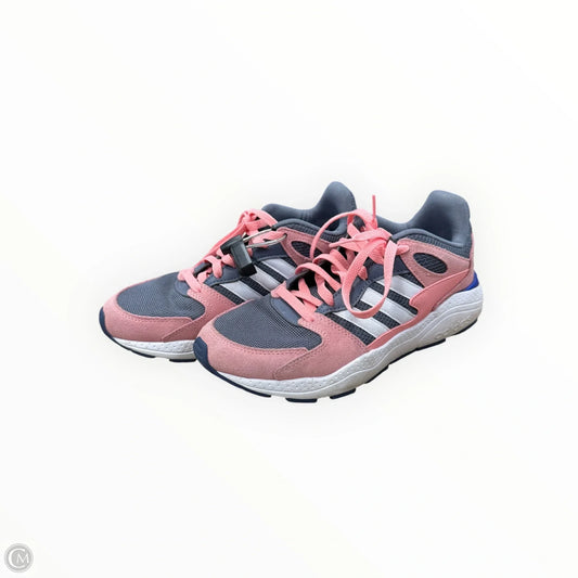 Shoes Athletic By Adidas In Grey & Pink, Size: 7.5
