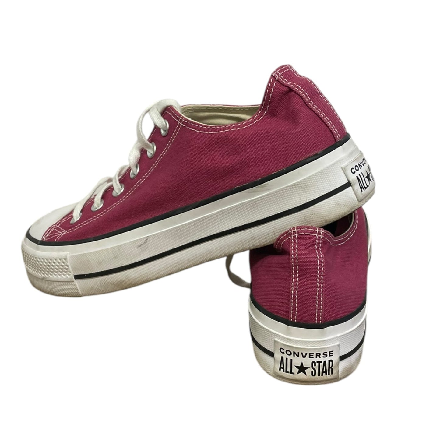 Shoes Sneakers Platform By Converse In Pink, Size: 10