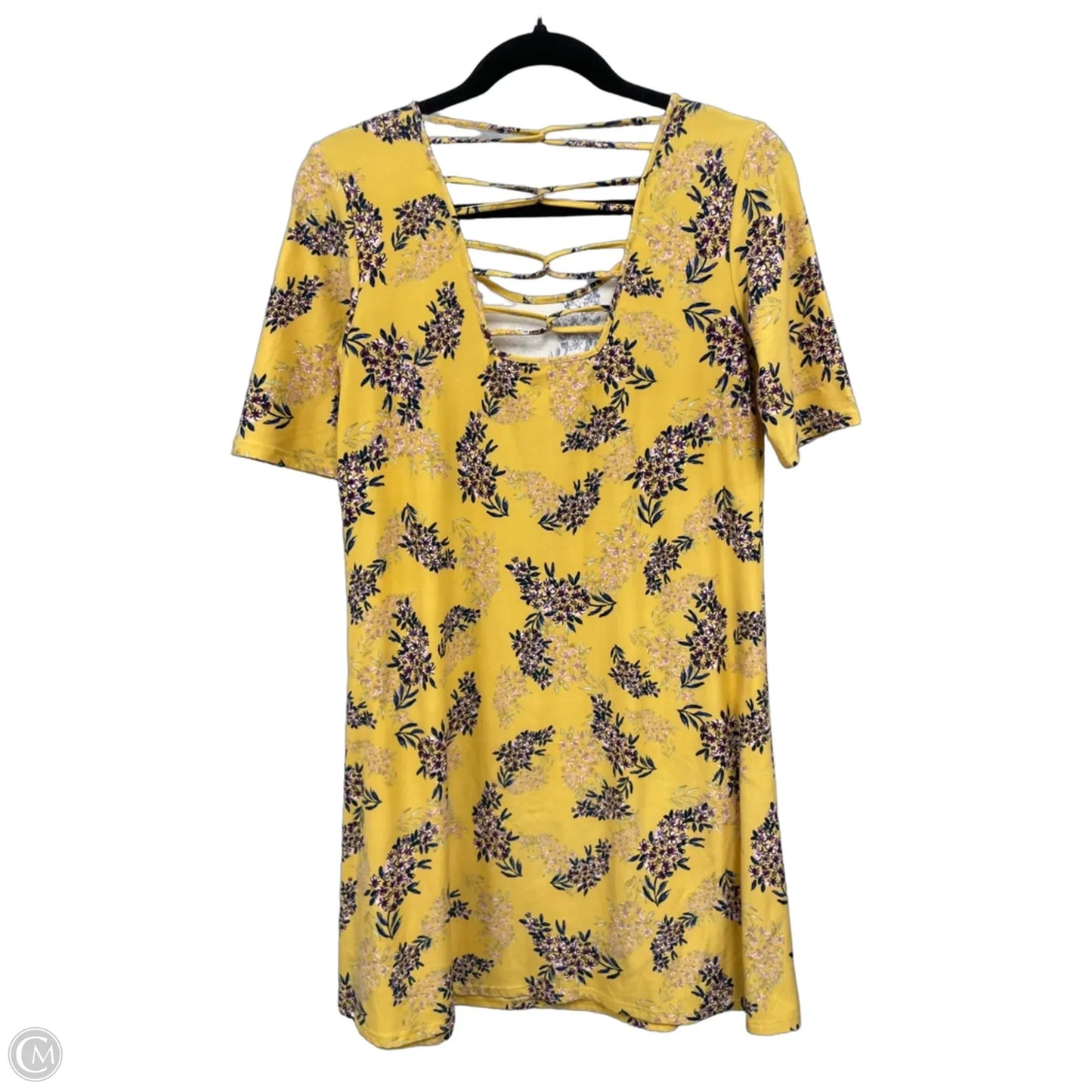 Dress Casual Short By Pink Rose In Floral Print, Size: M