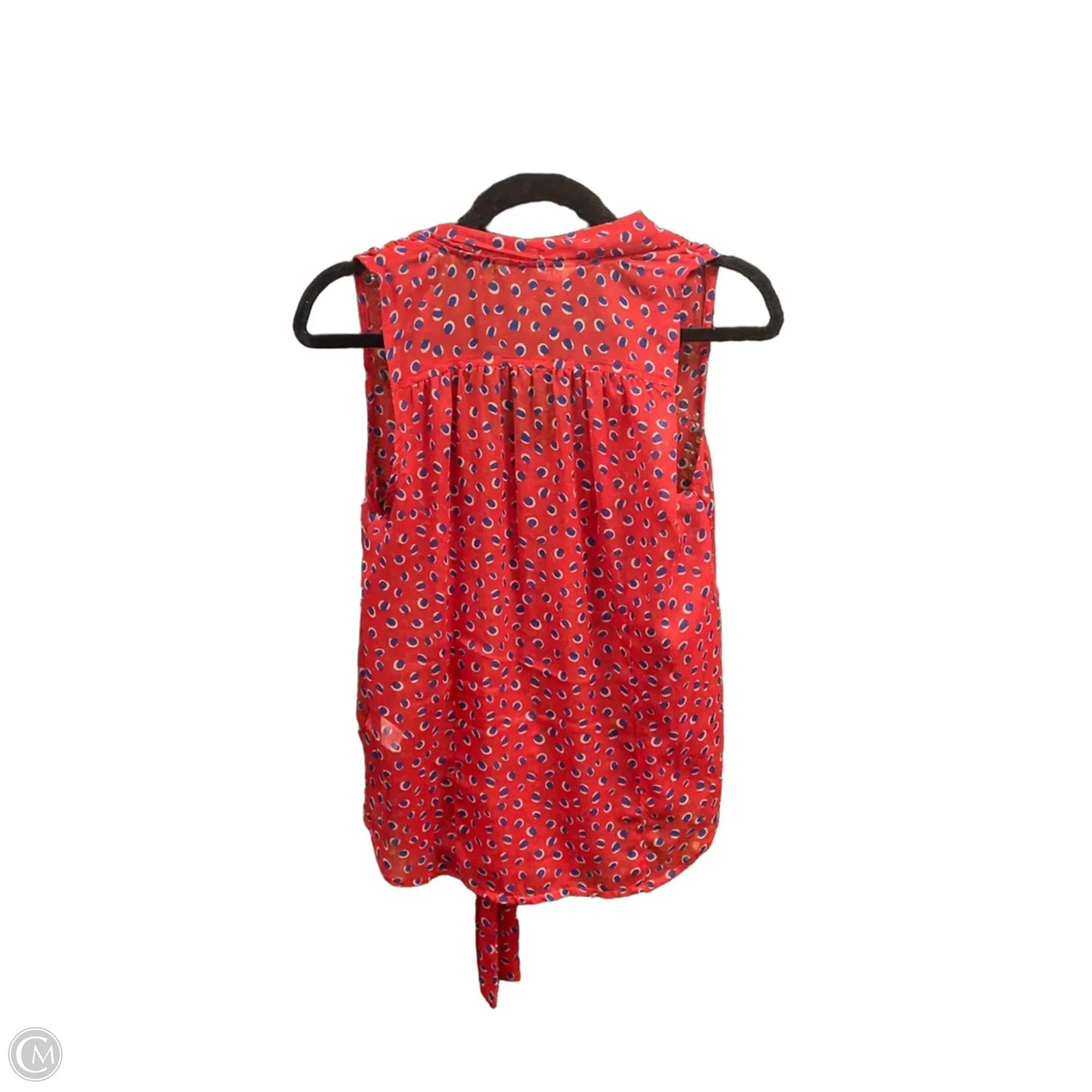 Top Sleeveless By Old Navy In Red, Size: M
