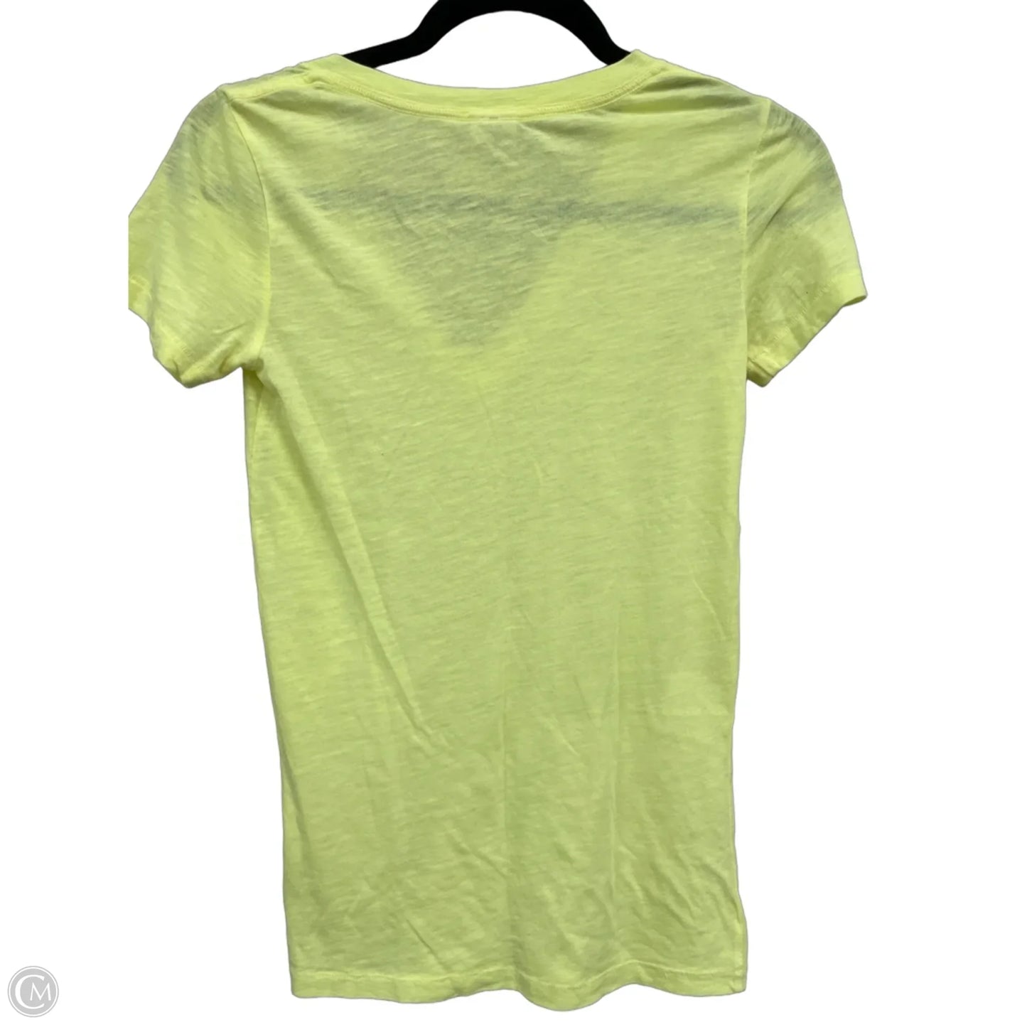Top Short Sleeve By Pink In Yellow, Size: Xs