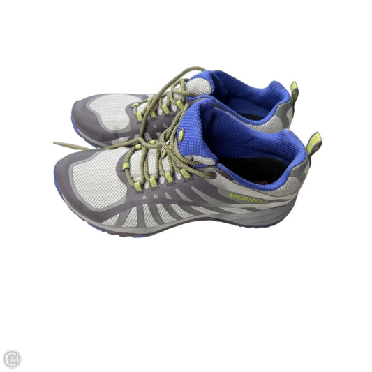 Shoes Athletic By Merrell In Grey & Purple, Size: 9